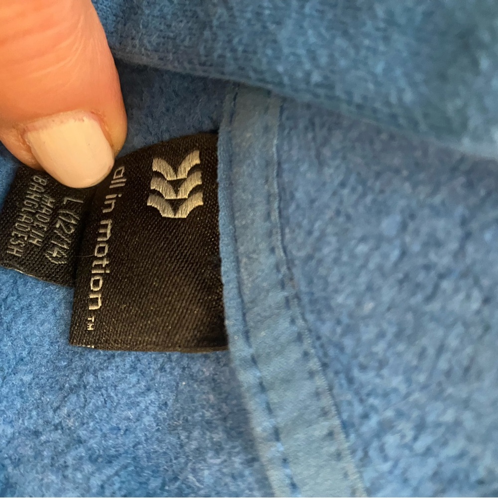 All in Motion Blue Crew Neck Sweatshirt - Picture 6 of 6